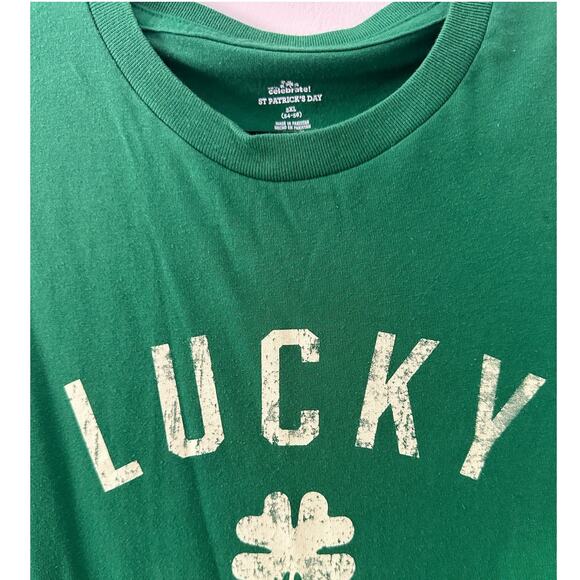 Lucky Shamrock Irish St. Patrick's Day Tee 3XL Plus Size Unisex Green T-shirt - Picture 2 of 4